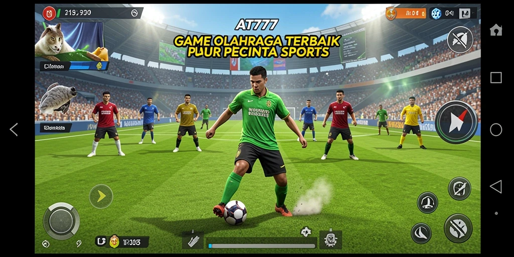 Tampilan gameplay seru dari AT777 dalam pertandingan olahraga.