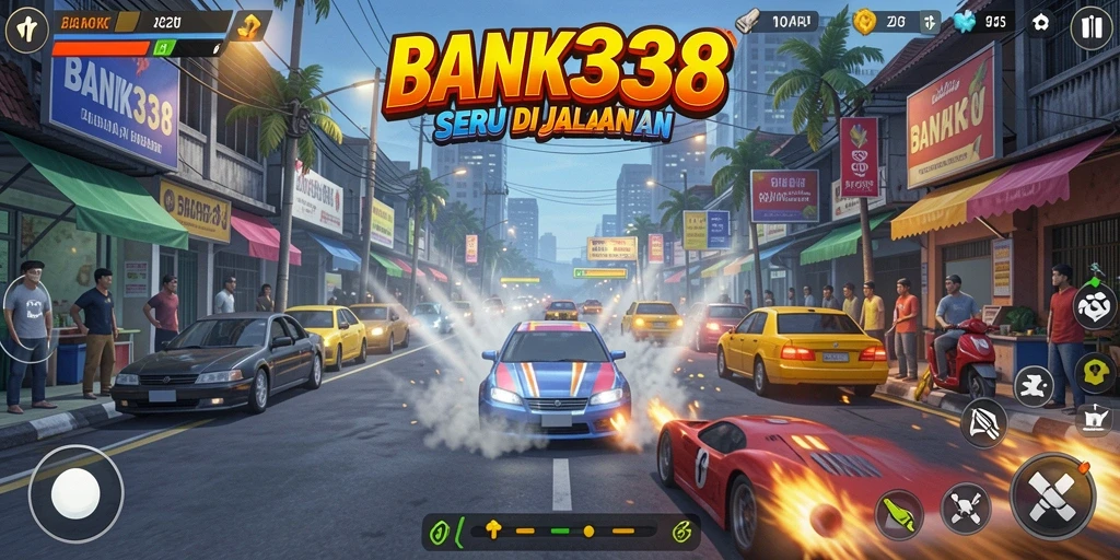 Gambaran gameplay menarik dari balapan di BANK338.