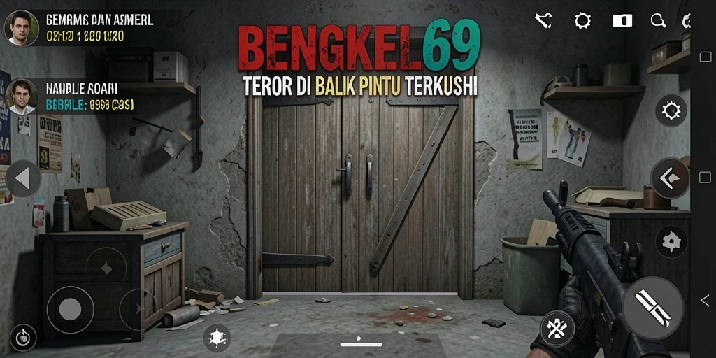 Tampilan menakutkan dari gameplay BENGKEL69 yang memacu adrenalin.
