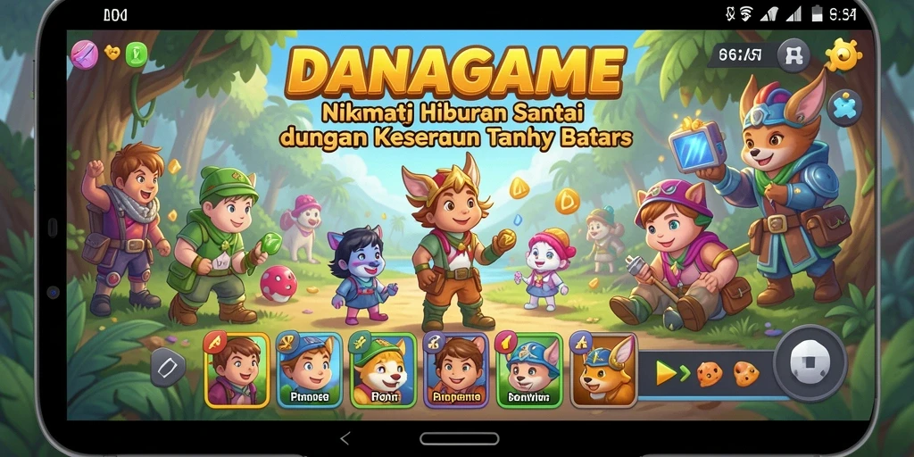 Tampilan gameplay seru dan sederhana di DANAGAME yang cocok untuk semua kalangan.