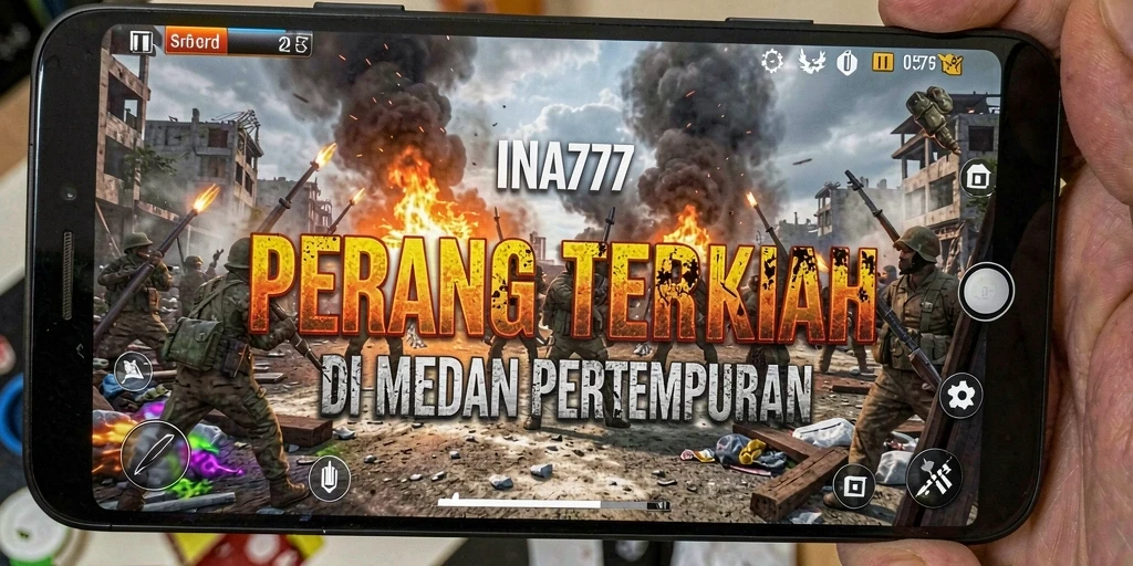 Gameplay seru di medan perang Battle Royale INA777.