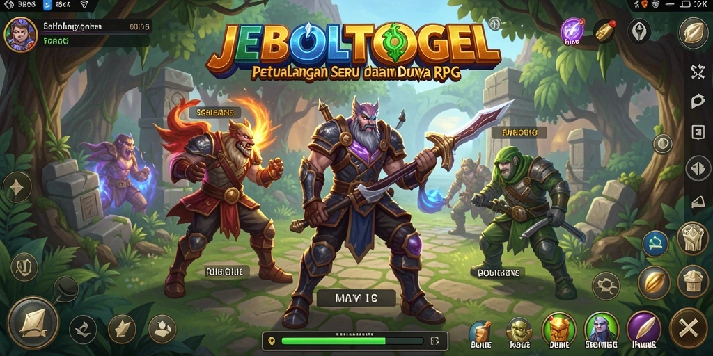 Tangkapan layar dari gameplay RPG yang memukau di JEBOLTOGEL.
