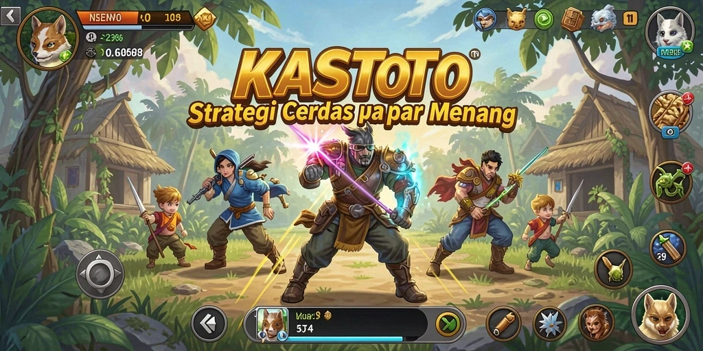 Tangkapan layar menggambarkan aksi strategis dalam KASTOTO.