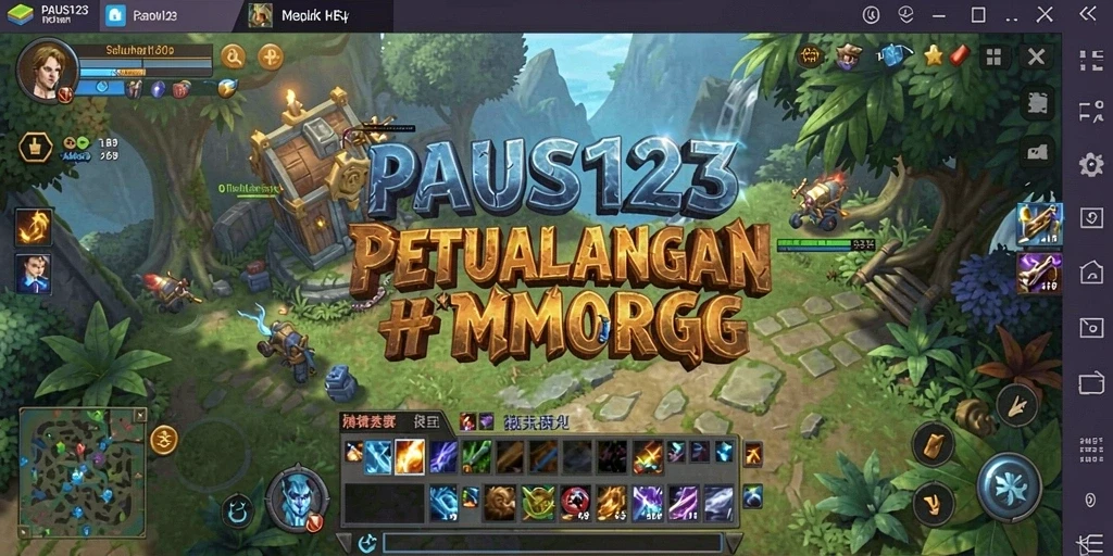 Tampilan gameplay menakjubkan di dunia fantasi PAUS123.