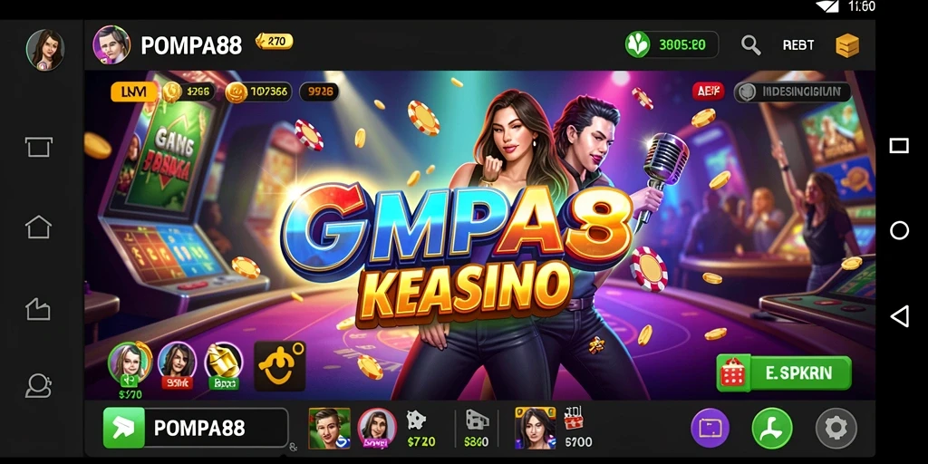 Tampilan gameplay POMPA88 dengan grafis menakjubkan.