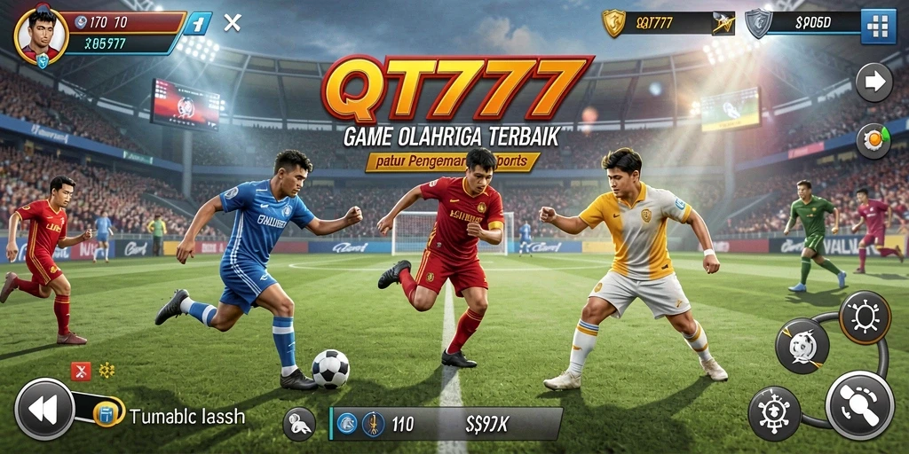 Tampilan gameplay QT777 yang mendebarkan dan penuh aksi.
