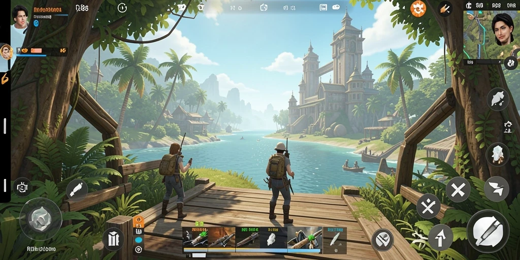 Tampilan gameplay RI188 yang penuh aksi di dunia Open World.
