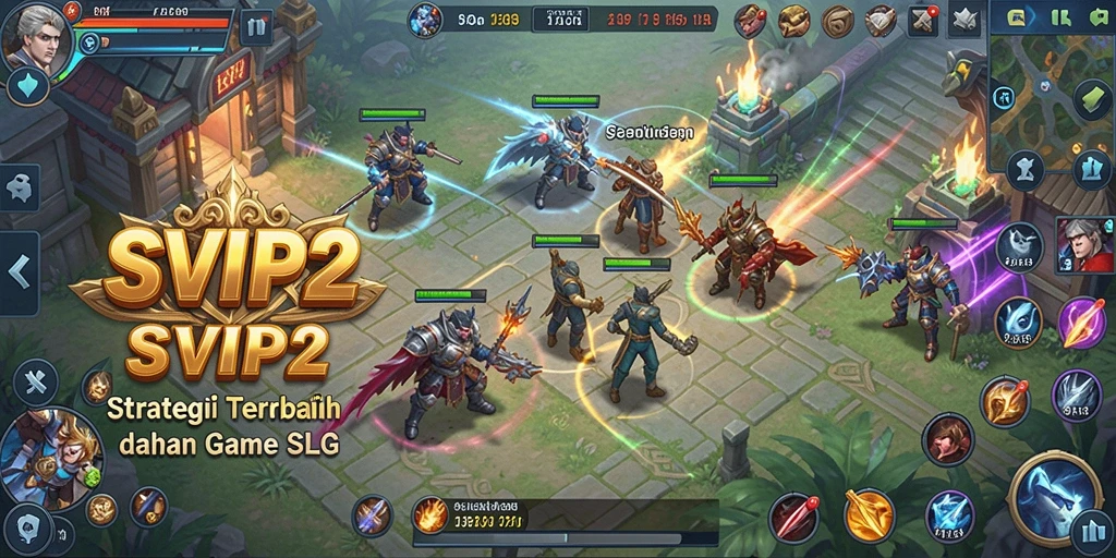 Screenshot SVIP2 menampilkan aksi seru dalam pertempuran SLG.