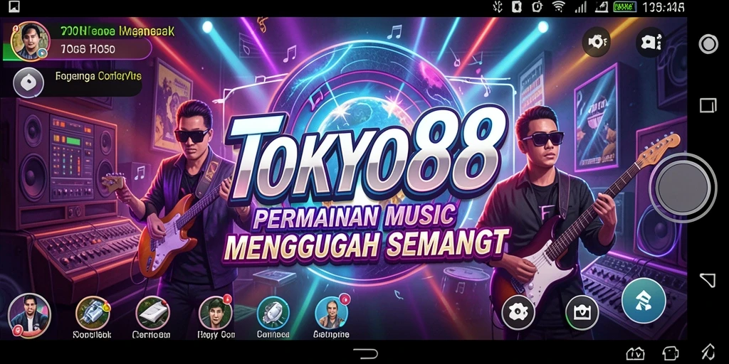 Tampilan gameplay TOKYO88 yang menarik dengan berbagai pilihan lagu.