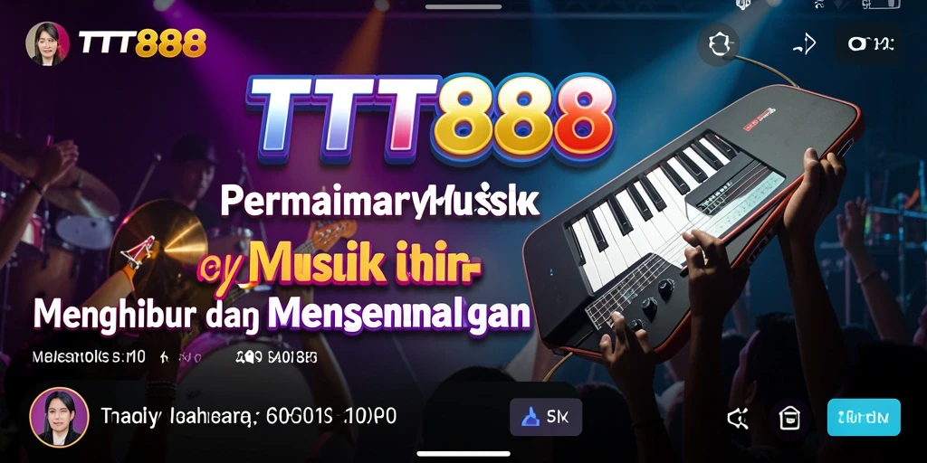 Screenshot gameplay TTT888 menampilkan momen menyanyi yang seru dan interaktif.