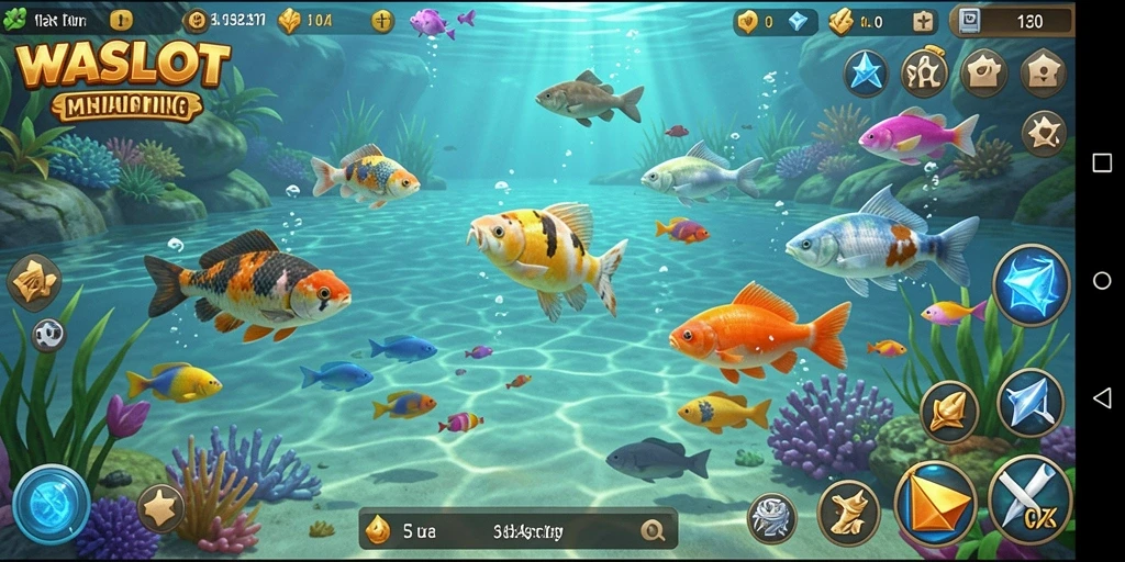 Tangkapan ikan yang luar biasa dalam gameplay WASLOT.
